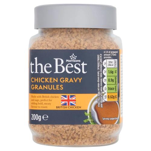 MORRISONS THE BEST CHICKEN GRAVY GRANULES 200G
