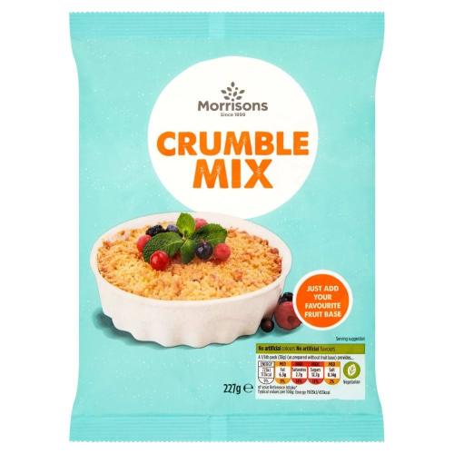 MORRISONS CRUMBLE MIX 227G