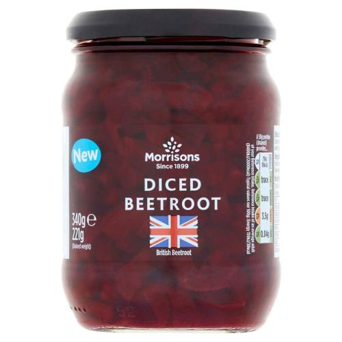 MORRISONS DICED BEETROOT 340G