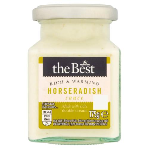 MORRISONS THE BEST HORSERADISH SAUCE 175G