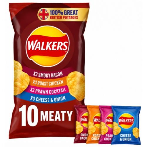 Walkers Multipack Box - Meaty