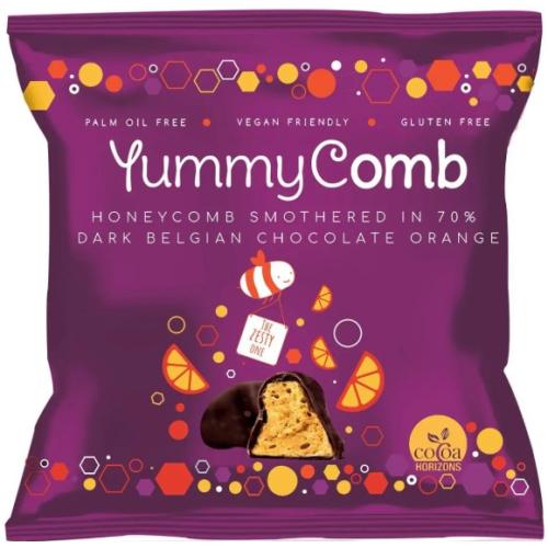 YummyComb 70% Dark Orange Chocolate Pouch