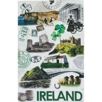 Tea Towels - Ireland Collage