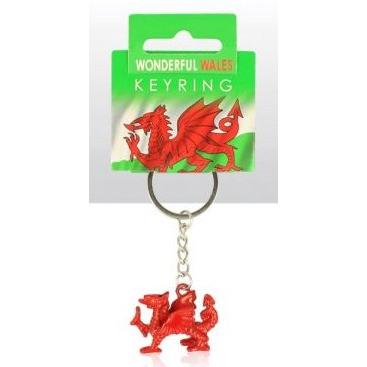 Keyring - Metal Welsh Dragon