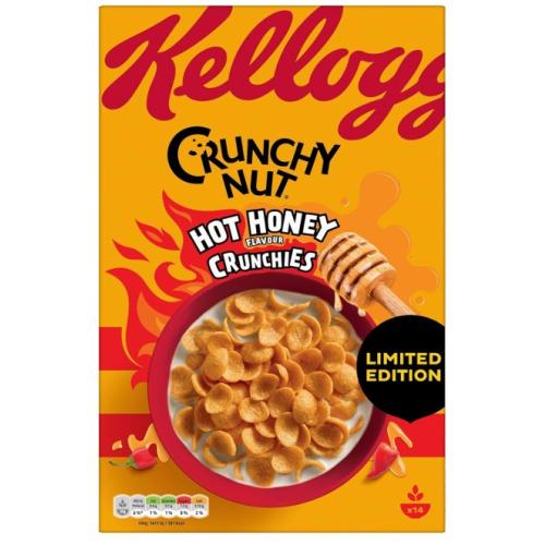 Kellogg's Kellogs Crunchy Nut Cereal - Hot Honey