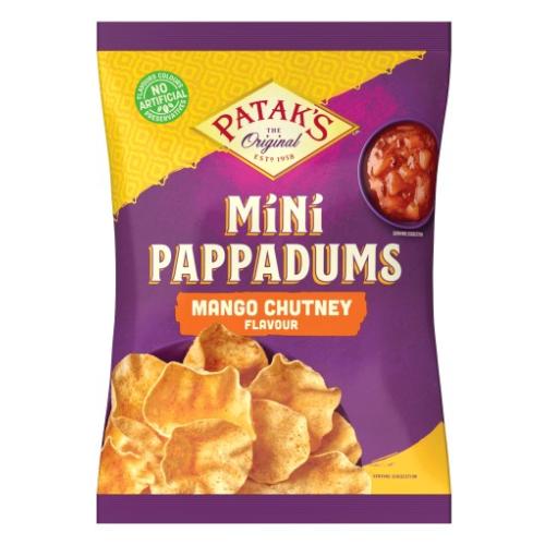 Patak's Mini Pappadums - Mango Chutney