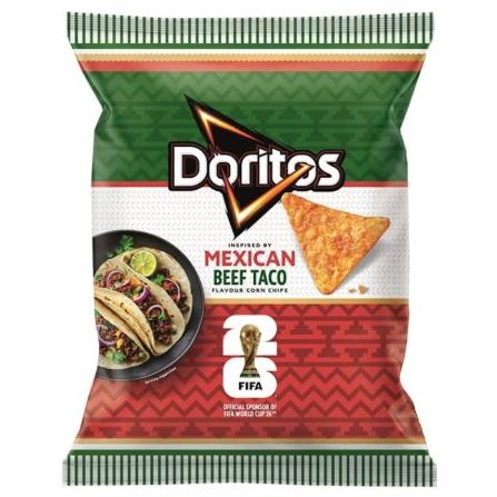 Doritos World Cup Crisps - Mexican Beef Taco