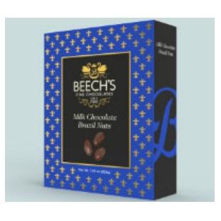 Beech's Rigid Gift Box - Milk Chocolate Brazils
