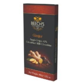 Beech's Chocolate Bars - 70% Dark Chocolate Ginger