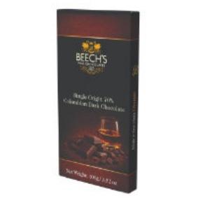 Beech's Chocolate Bars - 70% Dark Chocolate & Rum