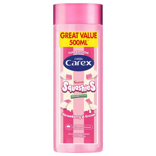 Carex Bath & Shower Squashies Strawberry & Cream