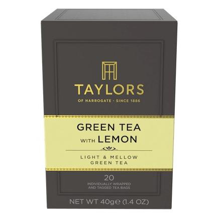 Taylors Green Tea With Lemon Bags (20 bgs)