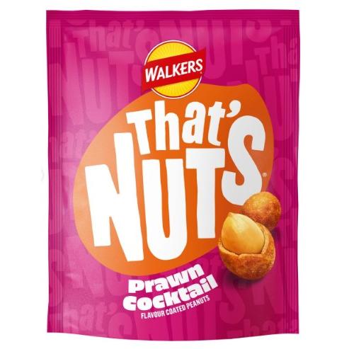 That's Nuts Coated Peanuts - Walkers Prawn Cocktail