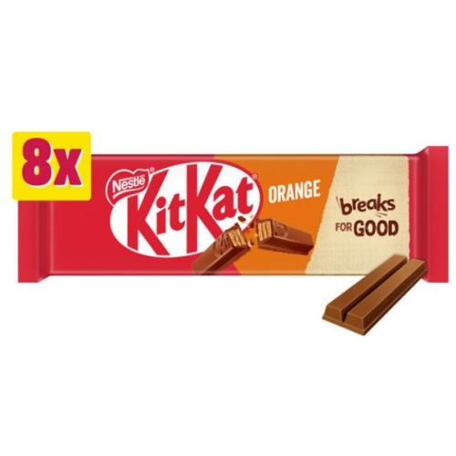 Nestle Kit Kat 2 Finger Biscuit Bar - Orange