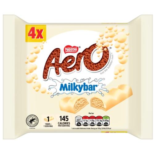 Nestle Aero Milkybar White Chocolate