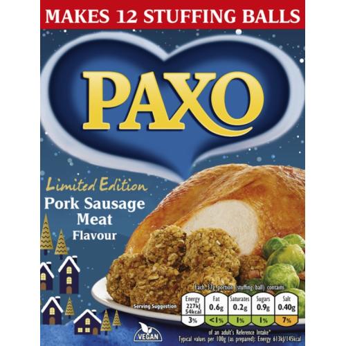 Paxo Pork Sausage Flavour Stuffing
