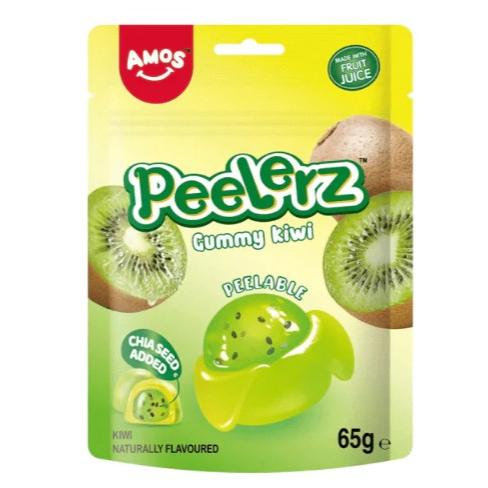 Amos Peelers Gummy Pouch - Kiwi Flavour