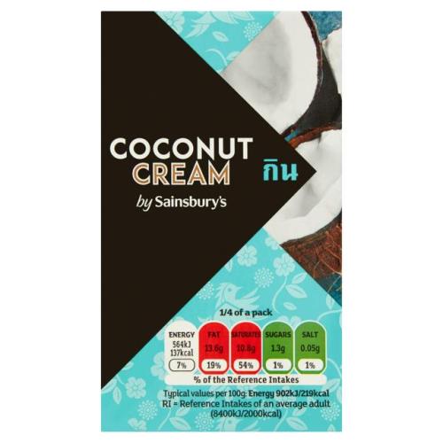 Sainsbury's Coconut Cream