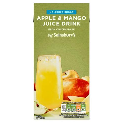 Sainsbury's Apple & Mango Juice Drink 1l