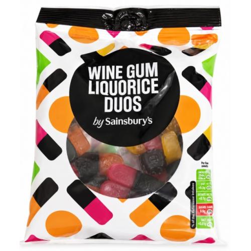 Sainsbury's Winegum Liquorice Duos