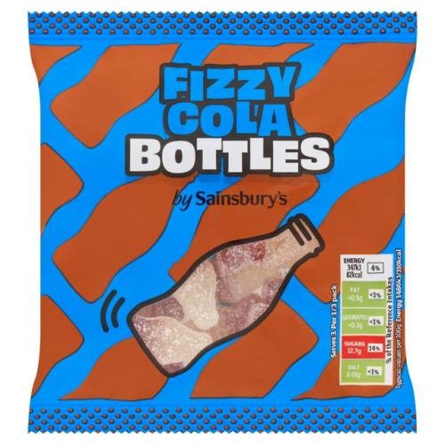 Sainsbury's Fizzy Cola Bottles Gummy Candy