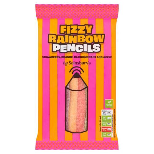 Sainsbury's Fizzy Rainbow Pencils