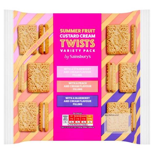 Sainsbury's Summer Fruit Custard Creams