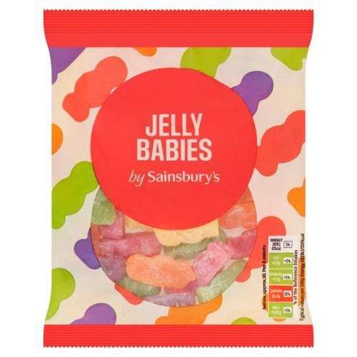 Sainsbury's Jelly Babies Candy