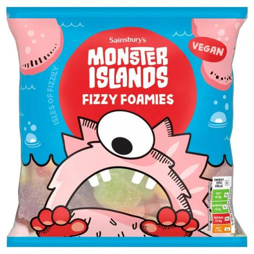 Sainsbury's Monster Islands Fizzy Foamies