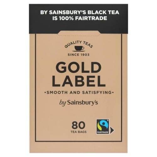 Sainsbury's Gold Label Tea Bags 80's