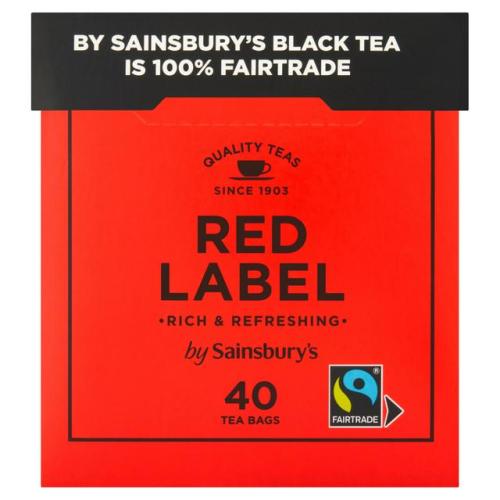 Sainsbury's Red Label Tea Bags 40's