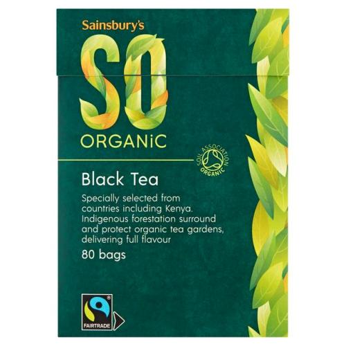 Sainsbury's So Organic Black Tea 80's