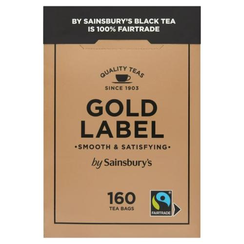 Sainsbury's Gold Label Tea Bags 160's