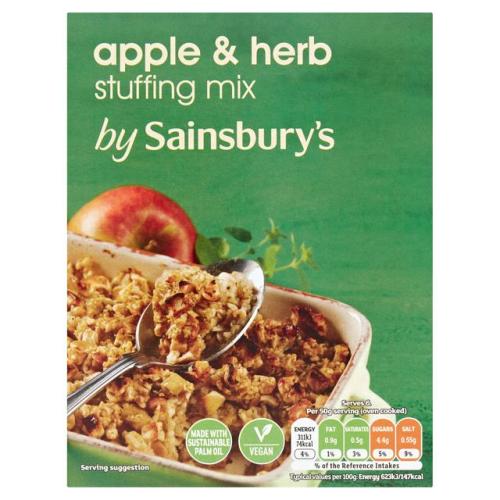 Sainsbury's Apple And Herb Stuffing Mix