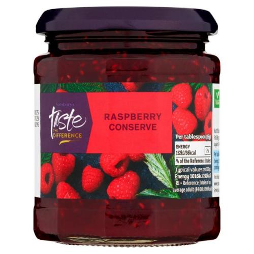 Sainsbury's Taste The Difference Raspberry Conserve