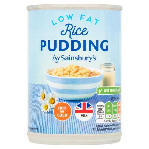 Sainsbury's Low Fat Rice Pudding