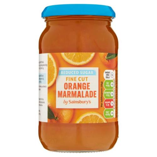 Sainsbury's Reduced Sugar Fine Cut Orange Marmalade