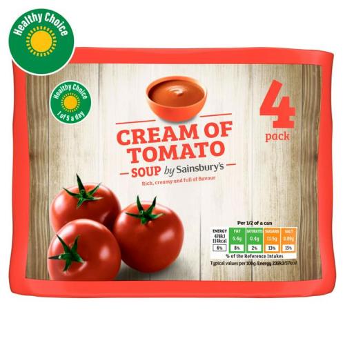 Sainsbury's Cream Of Tomato Soup