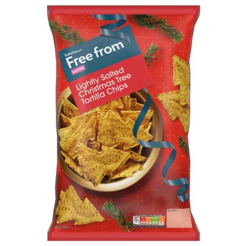 Sainsburys Sainsbury's Free From Xmas Tree Tortilla Chips