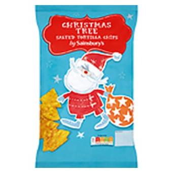 Sainsburys Sainsbury's Salted Christmas Tree Tortillas