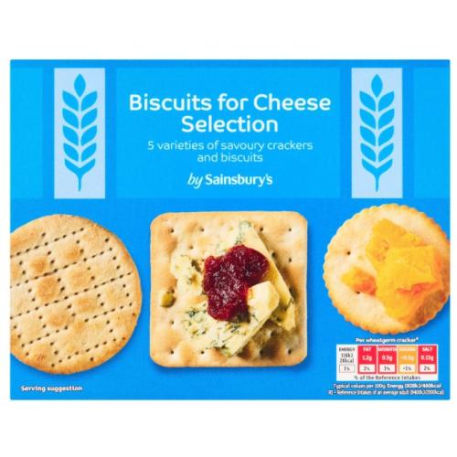 Sainsburys Sainsbury's Taste The Difference Biscuits For Cheese