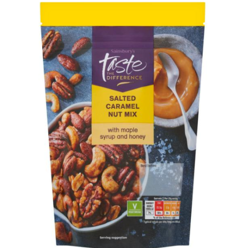 Sainsburys Sainsbury's Taste The Difference Salted Caramel Nut Mix