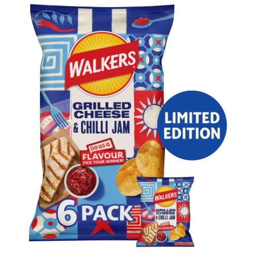 Walkers New Grilled Cheese & Chilli Jam