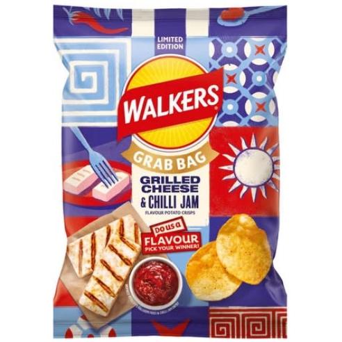 Walkers Grab Bag - NEW Grilled Cheese & Chilli Jam