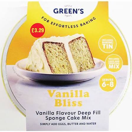 Greens Vanilla Bliss Sponge Mix