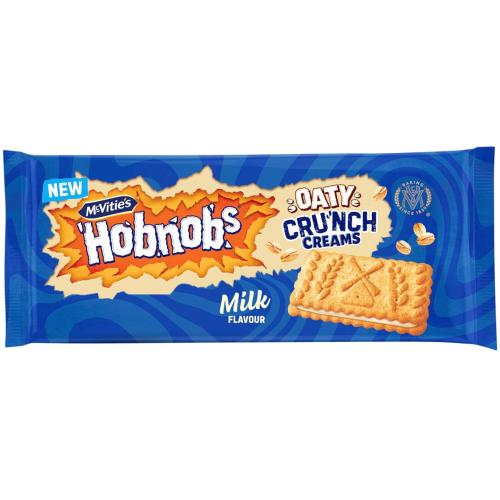 McVities Hobnobs Oaty Crunch Cream - Milk Flavour