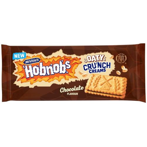 McVities Hobnobs Oaty Crunch Cream - Chocolate Flavour
