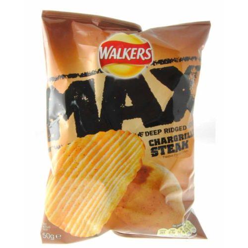 Crisps Walkers Max CharGrilled Steak