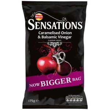 Walkers Sensations Balsamic Vinegar & Caramelised Onion Crisps