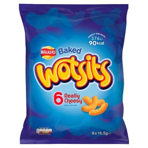 Crisps Walkers Wotsits Cheese 12 x 6pk x 16.5g 109944